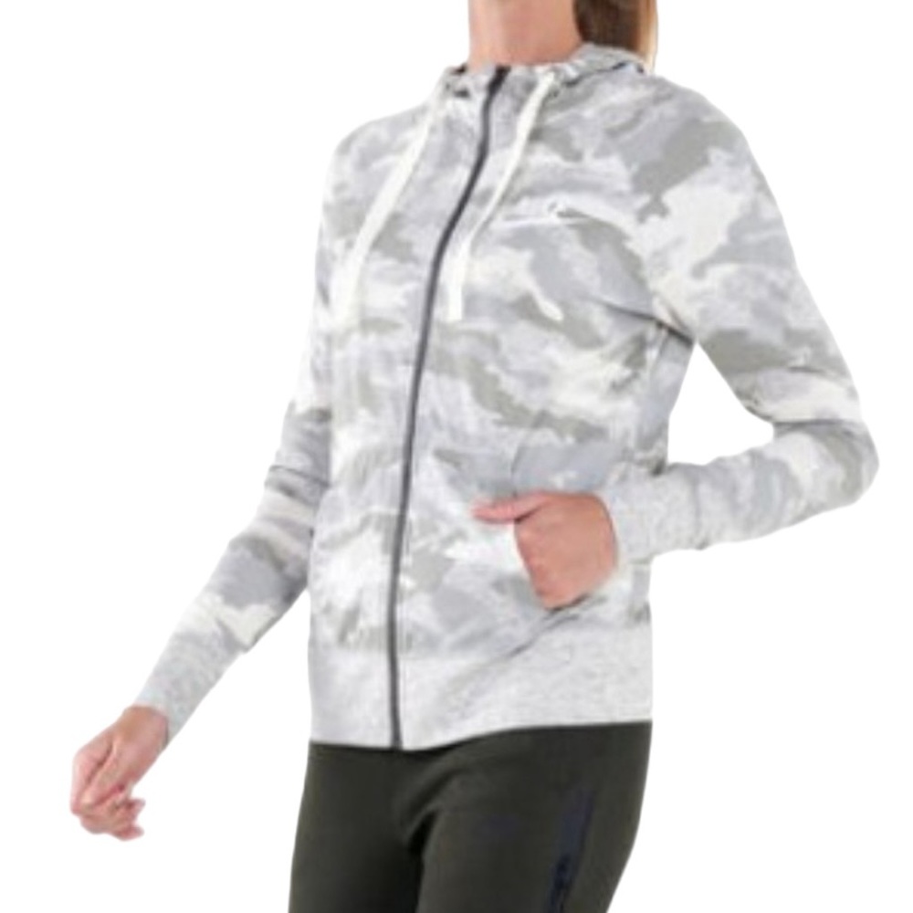 Nike Women’s Full Zip Jacket w/Hood in shades of gray- Camo Size Extra Small-XS